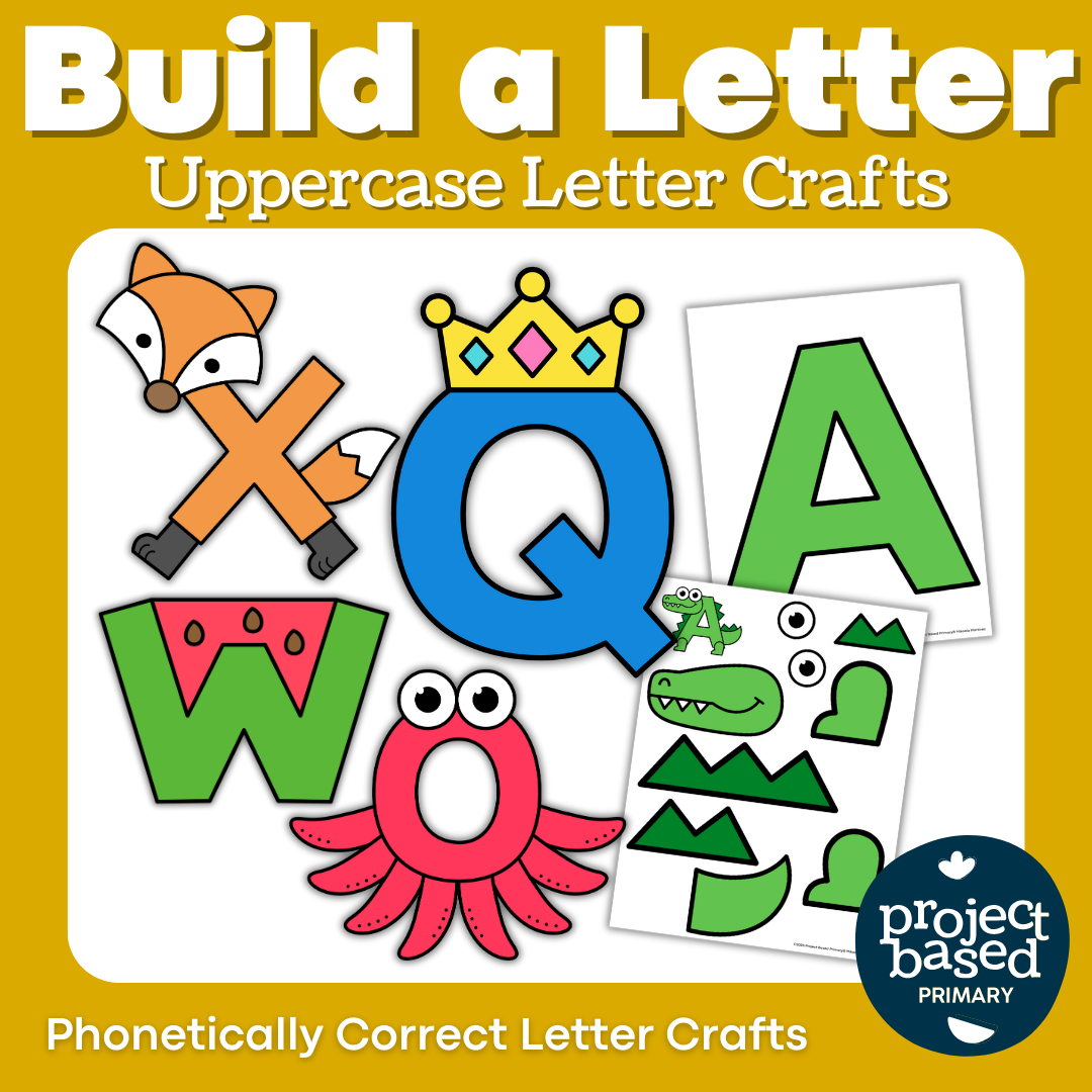 Build a Letter Uppercase Letter Craft