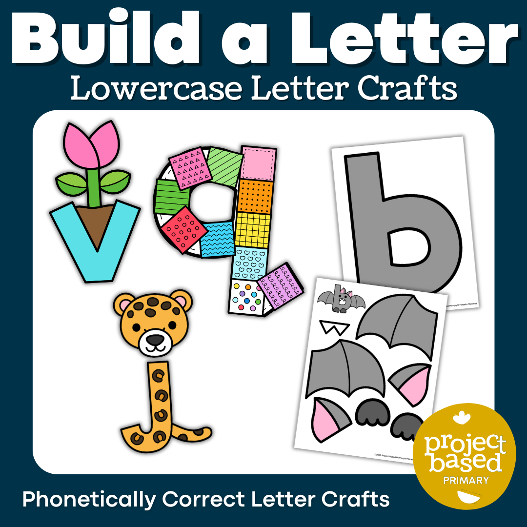 Build a Letter Lowercase Letter Craft