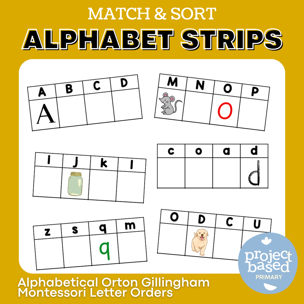 Match & Sort Alphabet Strips