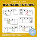 Match & Sort Alphabet Strips