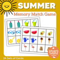 Summer Memory Match Game