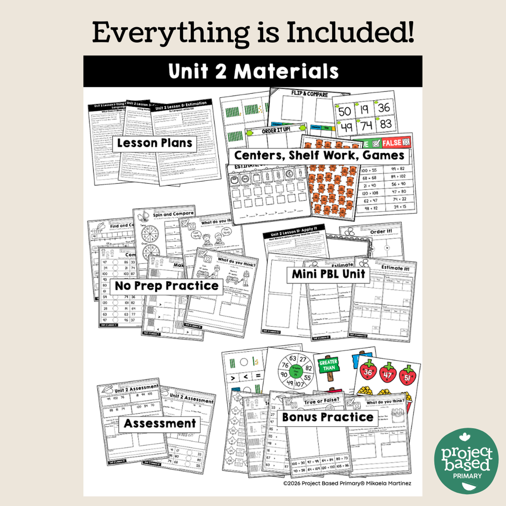 Good at Math® First Grade Unit 2: Comparing, Ordering, & Reasoning