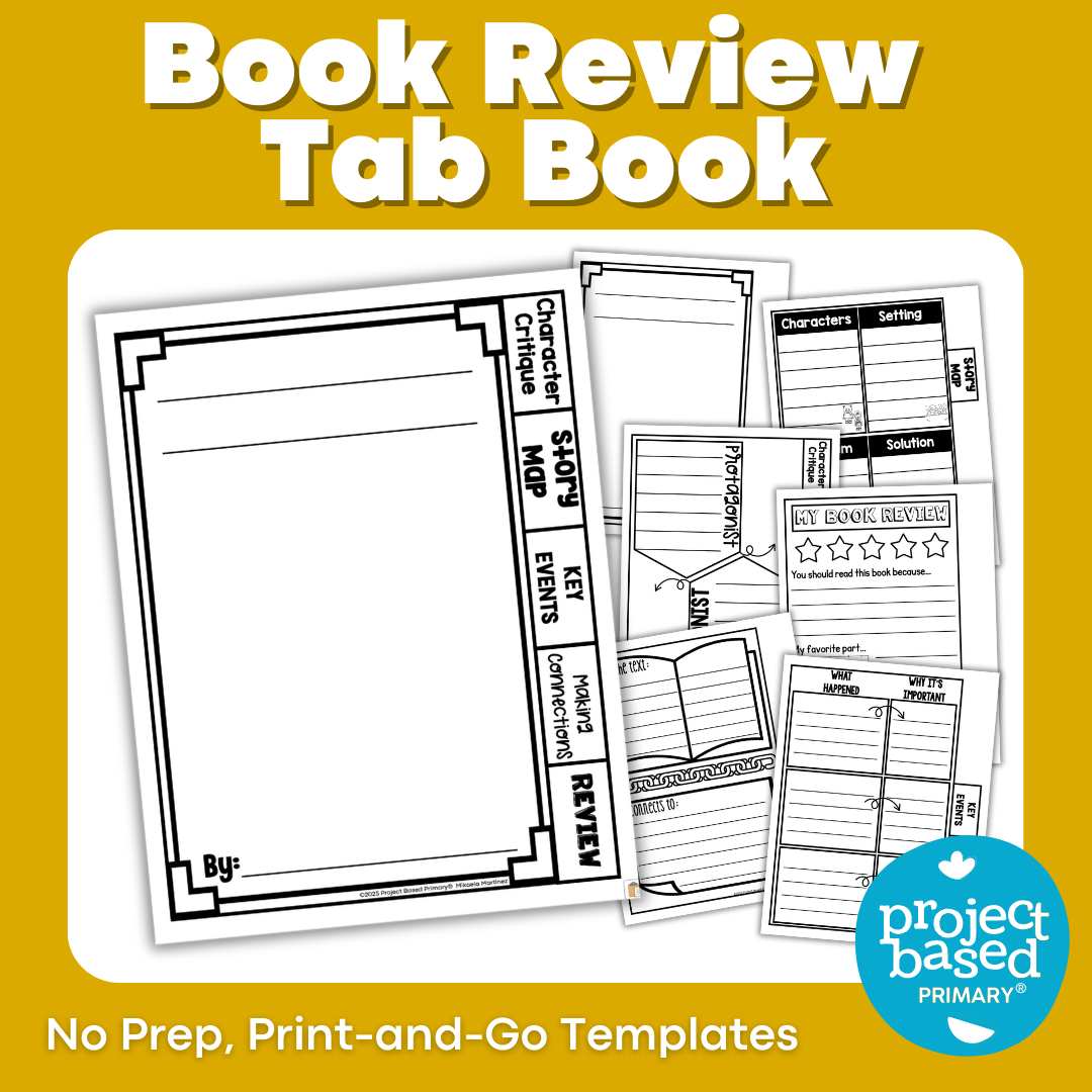 Book Report Book Review Tab Book