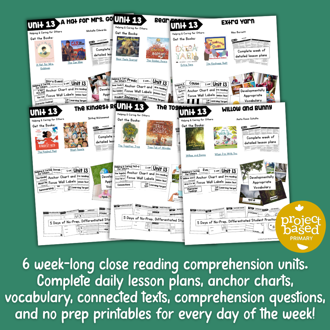 Unit 13: Helping and Caring for Others Belonging in Books™ Bundle