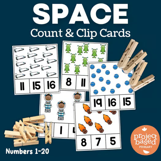 Space Count and Clip Cards