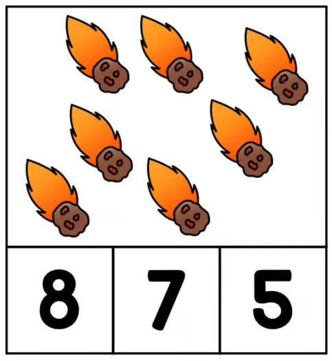 Space Count and Clip Cards