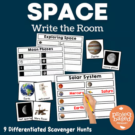 Space Write the Room Scavenger Hunt