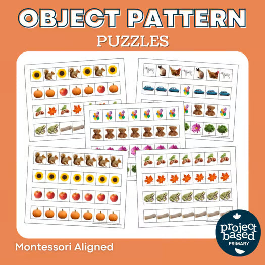 Object Pattern Puzzles Montessori Aligned