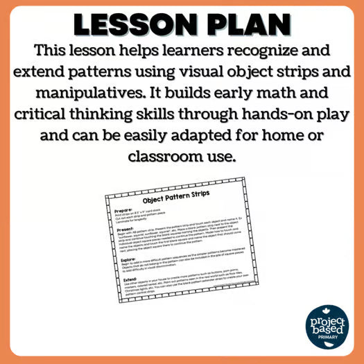 Object Pattern Puzzles Montessori Aligned