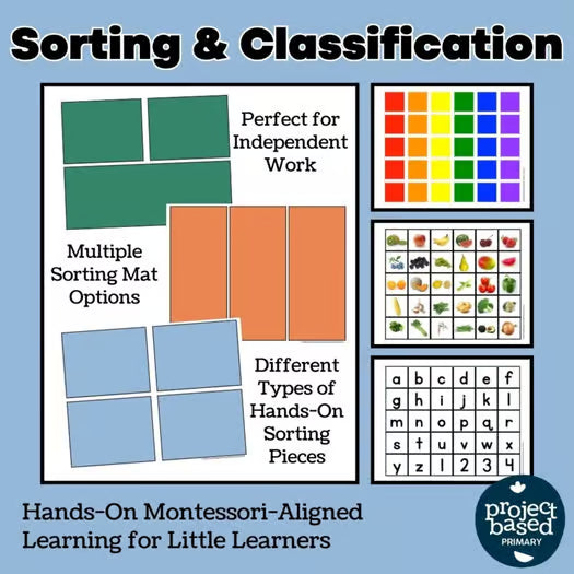 Sorting & Classification Montessori Sorting Mats