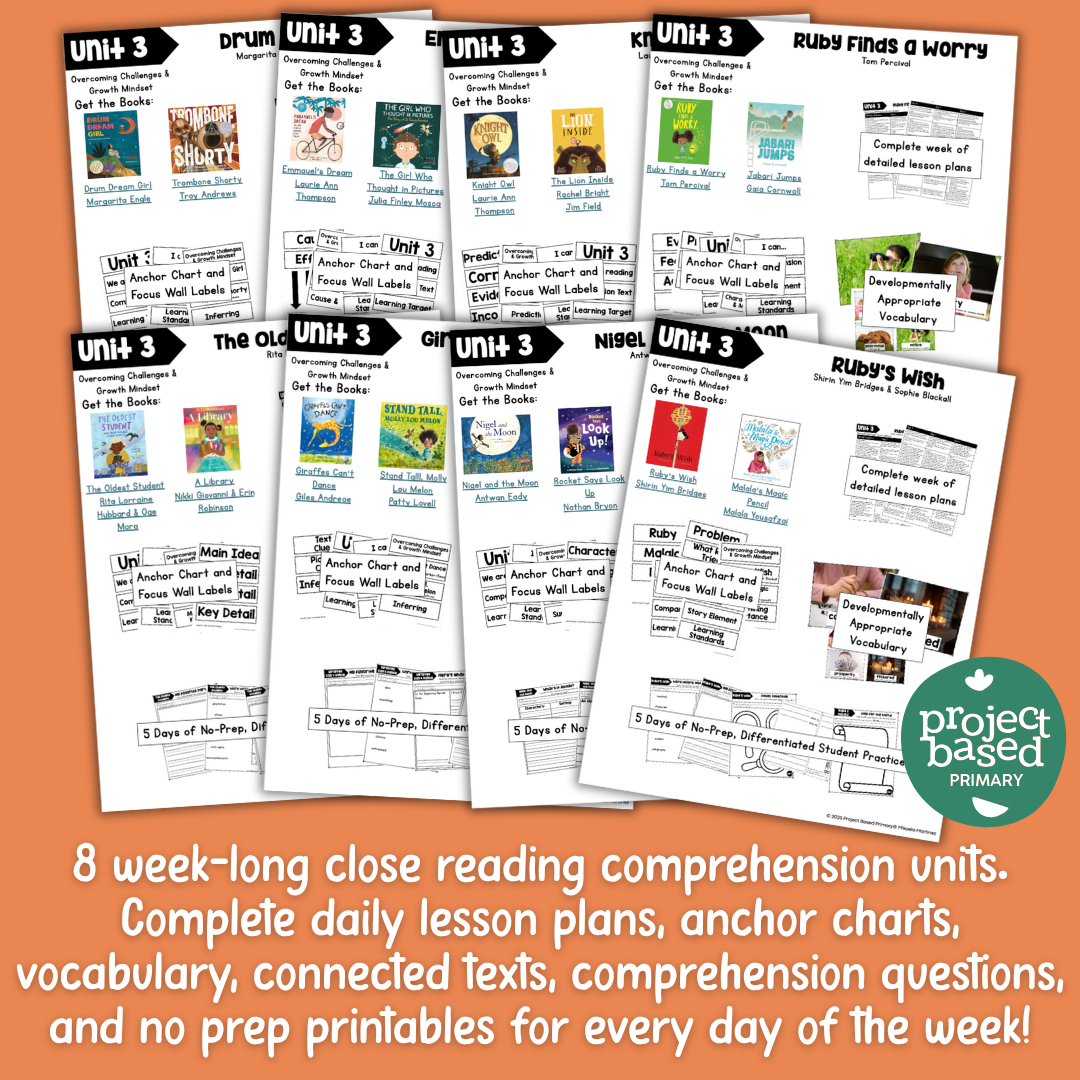 Unit 3: Overcoming Challenges & Growth Mindset Belonging in Books™ Bundle