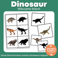 Dinosaur Silhouette Match
