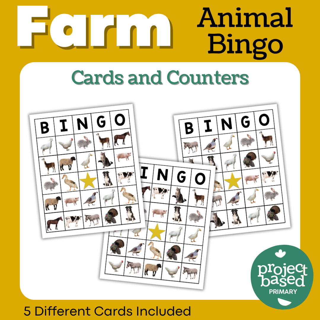 Farm Animal Bingo