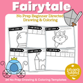 Fairytale Beginning Directed Drawing and Coloring