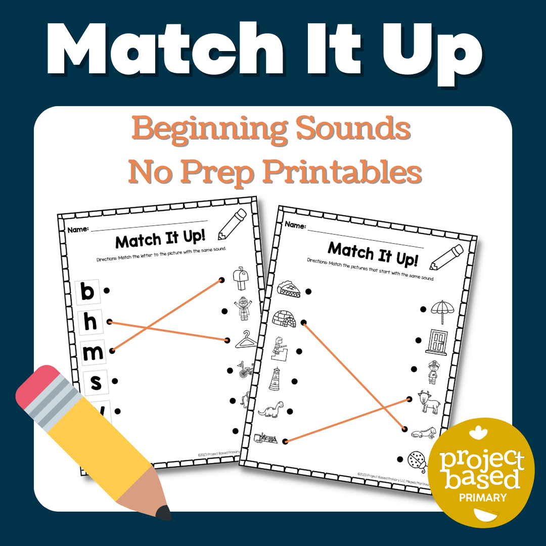 Match It Up Beginning Sound and Letter Matching