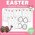 Easter Beginning Scissor Skills Cutting Practice