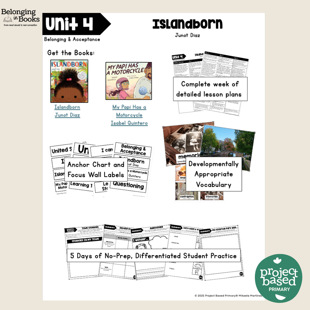 Islandborn Belonging in Books™ Reading Comprehension Week-Long Unit