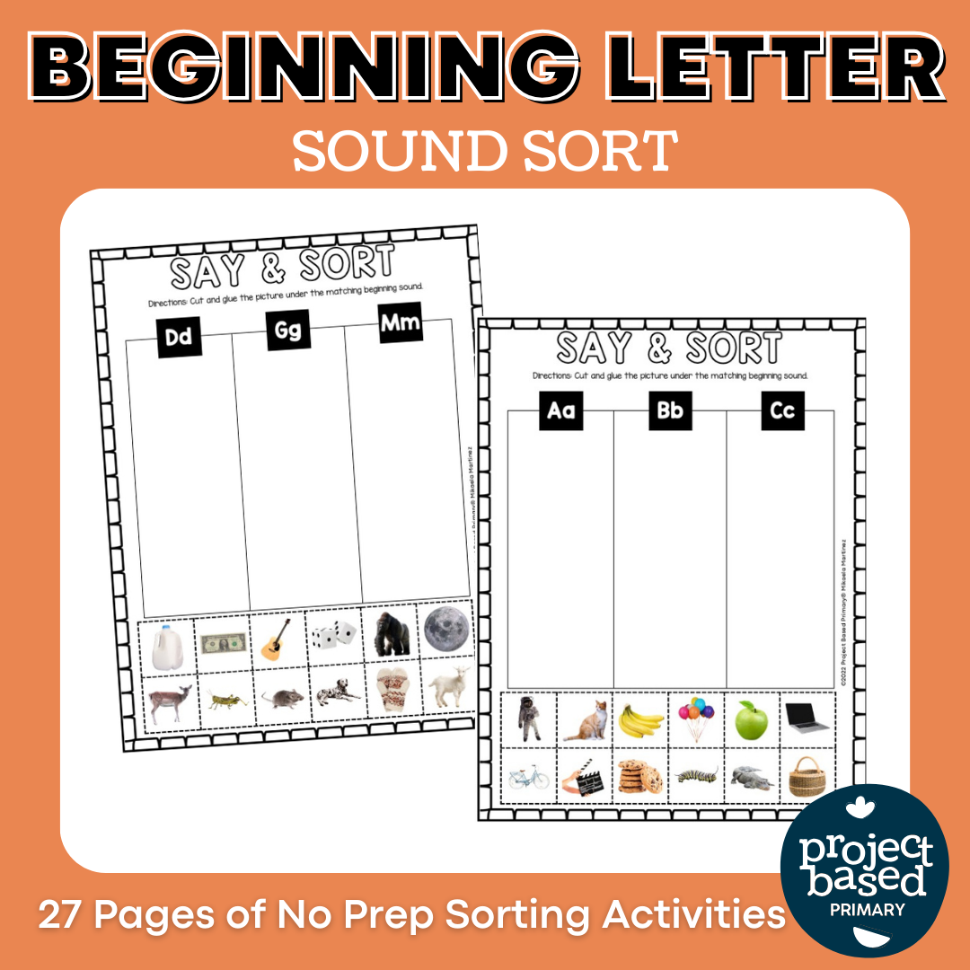 NO PREP Beginning Sound Sort