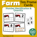 Farm Ten Frame Cards