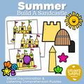 Build A Sandcastle Visual Discrimination & Listening Comprehension Puzzles