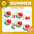Summer Number Mats 0-20
