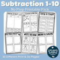 Subtraction within 10 No Prep Pack