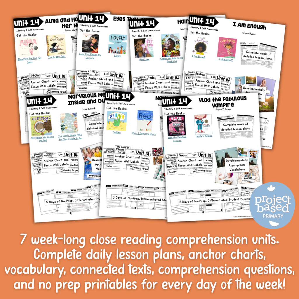 Unit 14: Identity & Self Awareness Belonging in Books™ Bundle