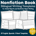 Nonfiction Book Templates | Animal Report | Bilingual English and Spanish
