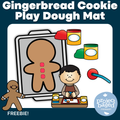 Gingerbread Man Dough Mat FREEBIE