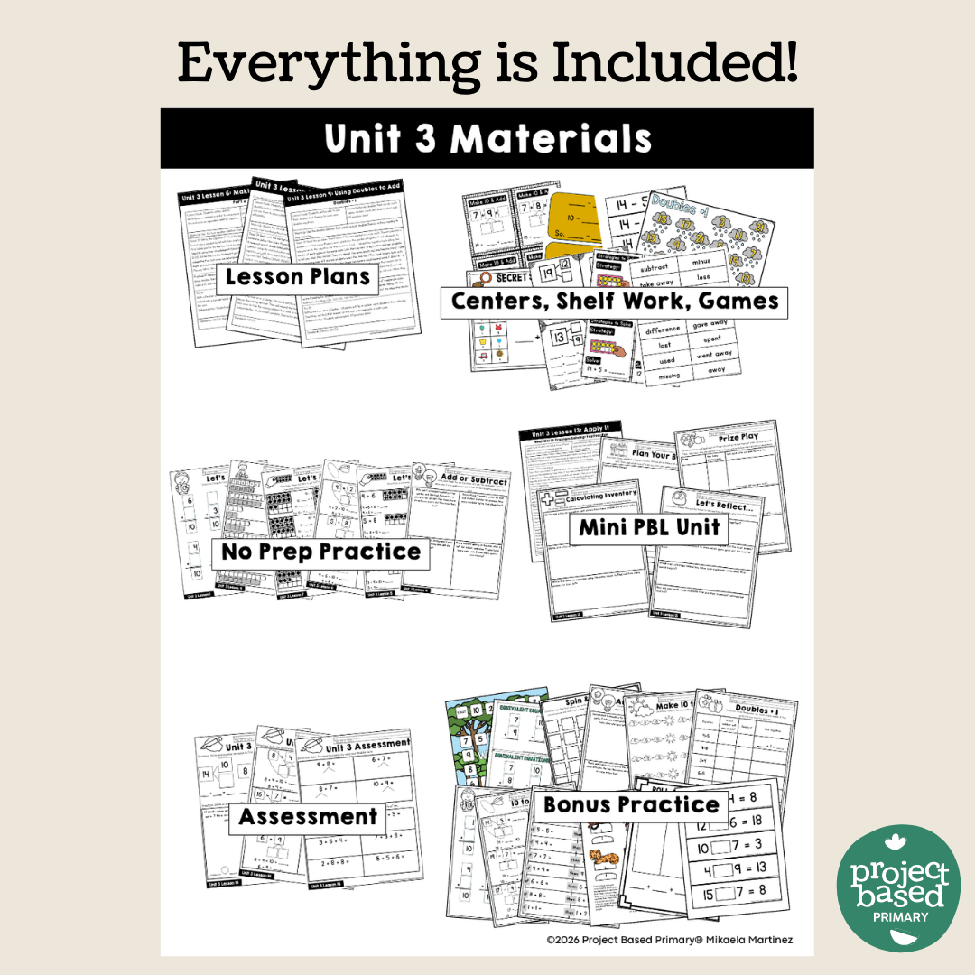 Good at Math® First Grade Unit 3: Addition and Subtraction Strategies