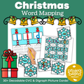 Christmas Word Mapping Segmenting and Encoding