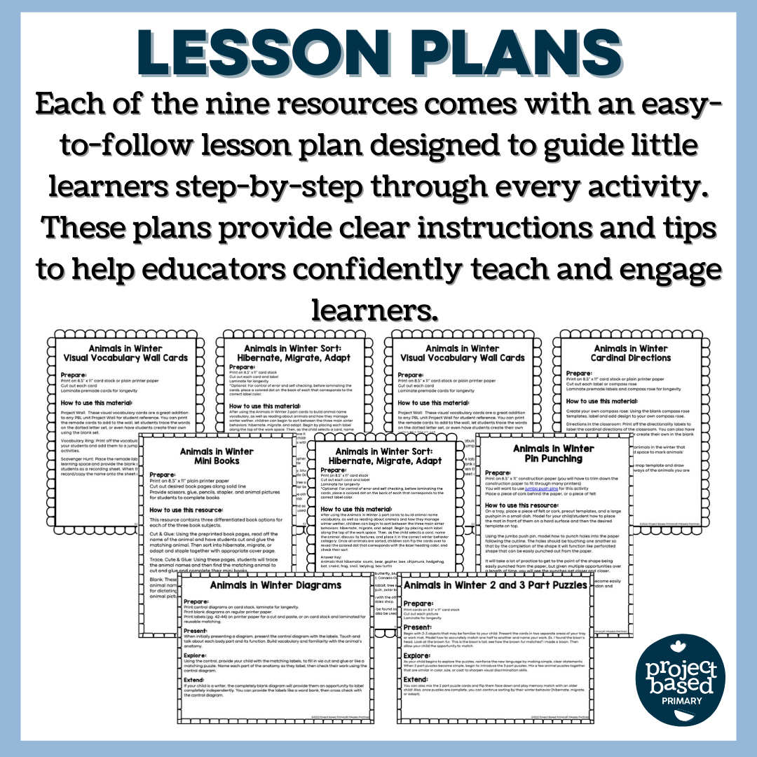 Animals in Winter Bundle