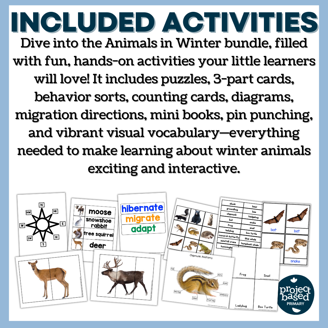 Animals in Winter Bundle