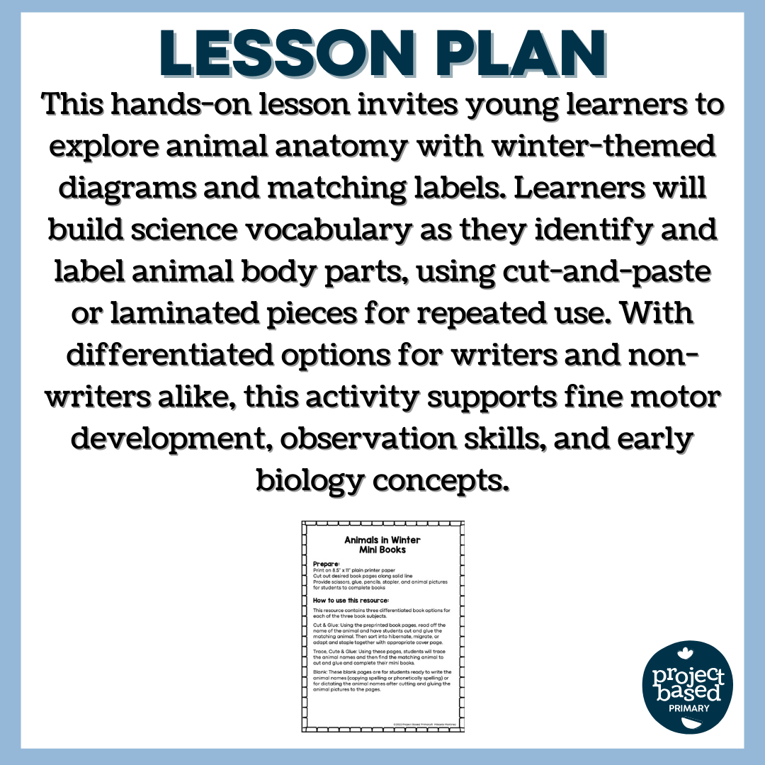 Animals in Winter: Mini Books