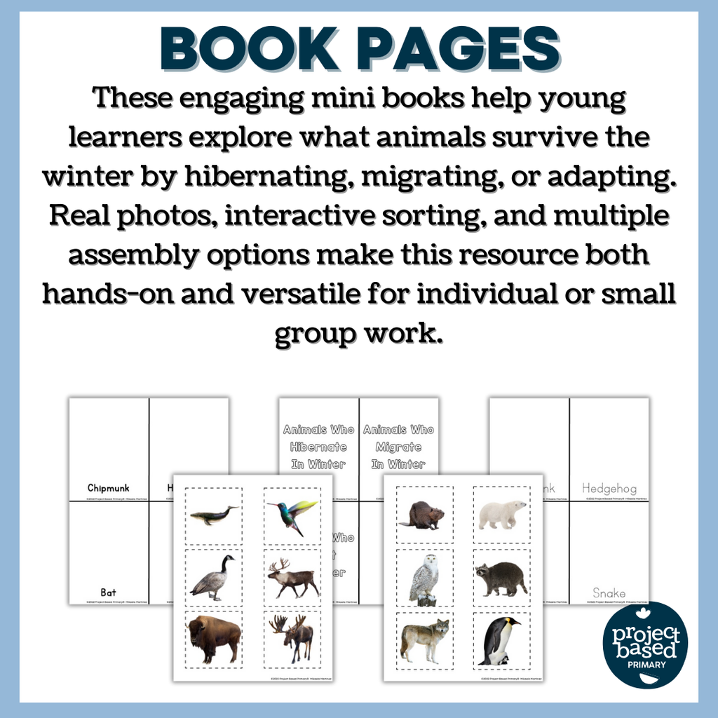 Animals in Winter: Mini Books