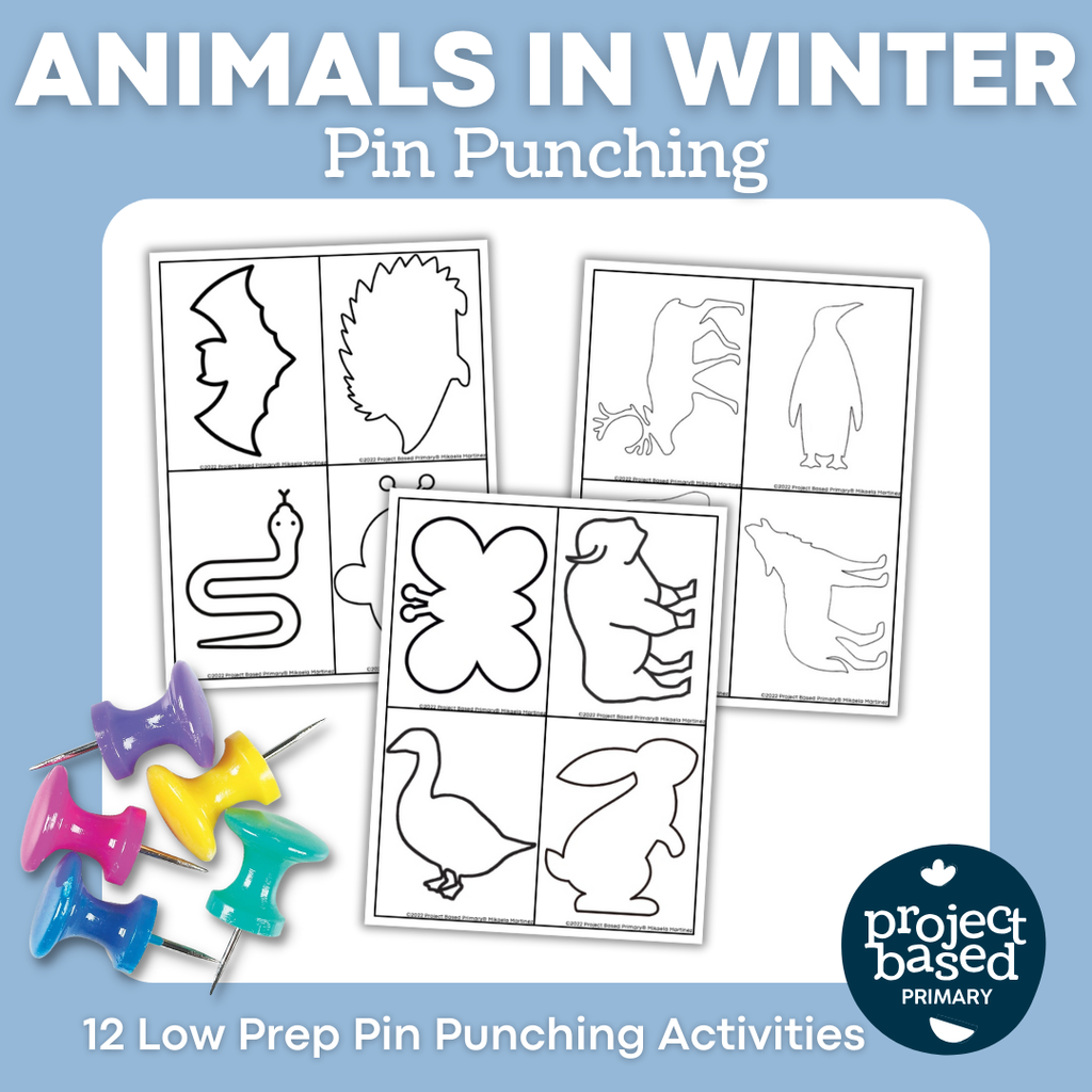 Animals in Winter: Pin Punching