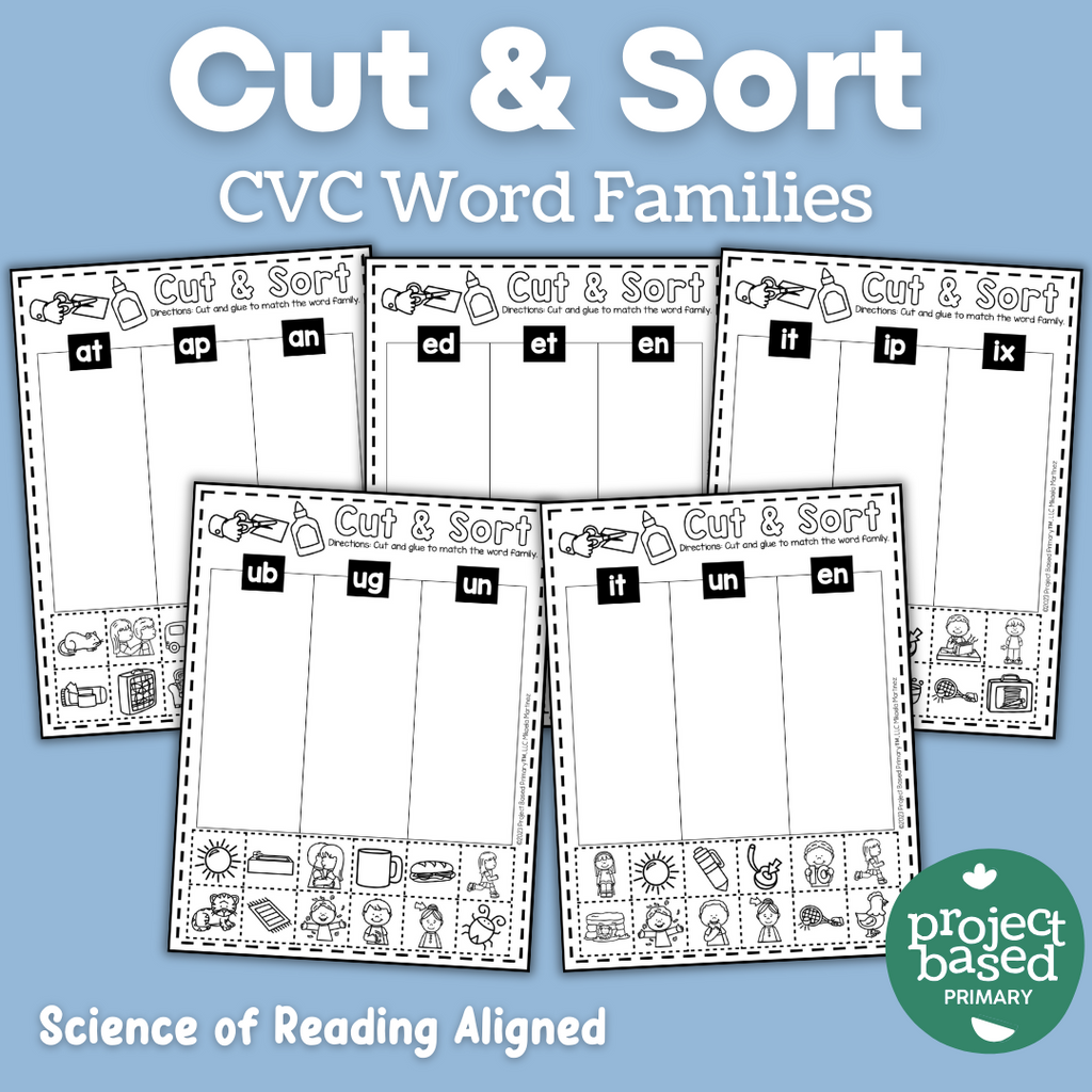 CVC No Prep Printables Bundle