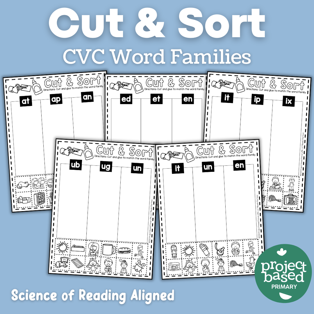 CVC No Prep Printables Bundle