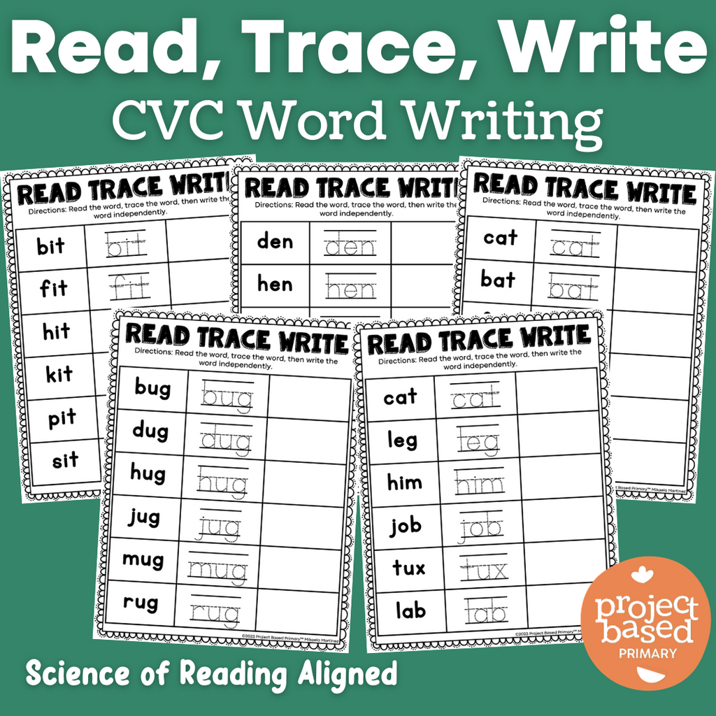 CVC No Prep Printables Bundle