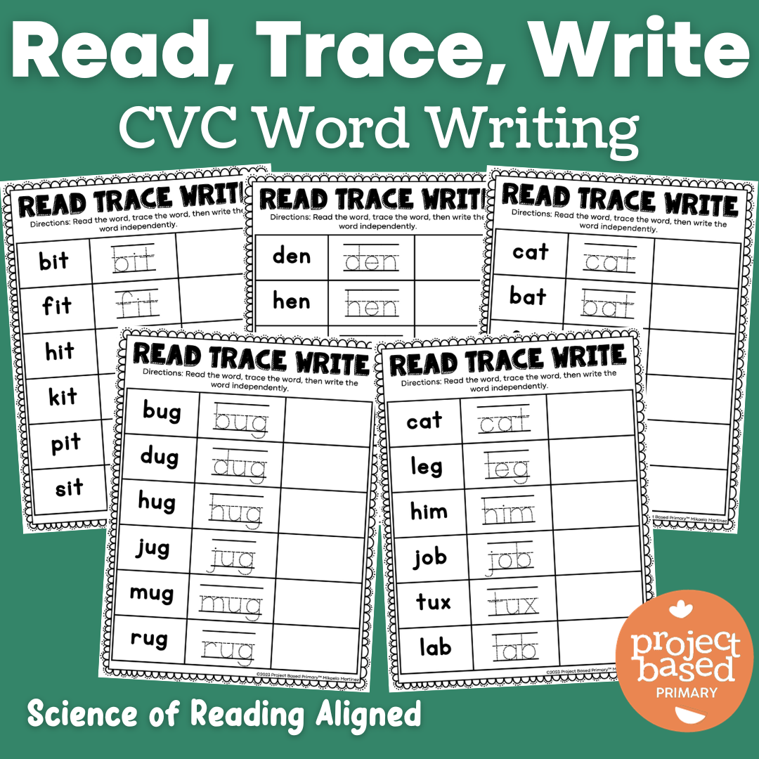 CVC No Prep Printables Bundle