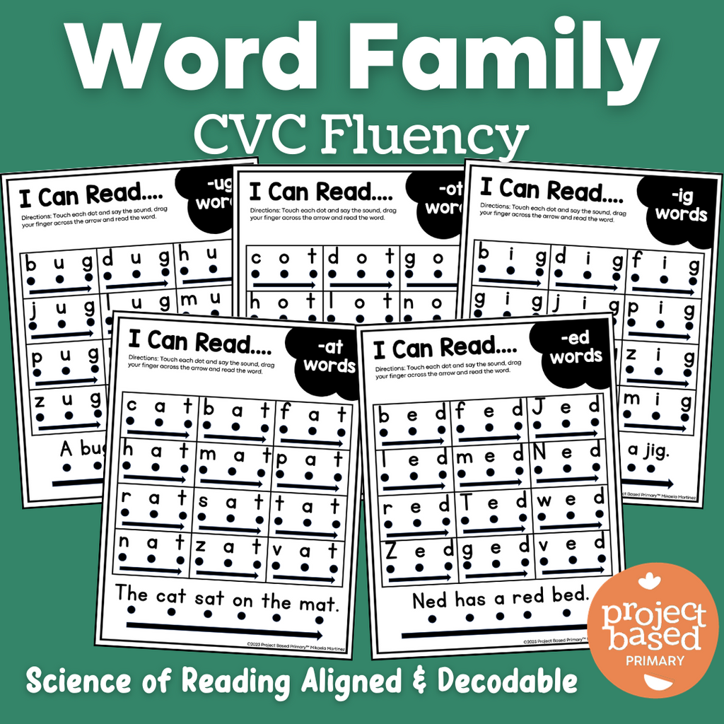 CVC No Prep Printables Bundle