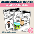 FLSZ (FLOSS Rule) Decodable Stories