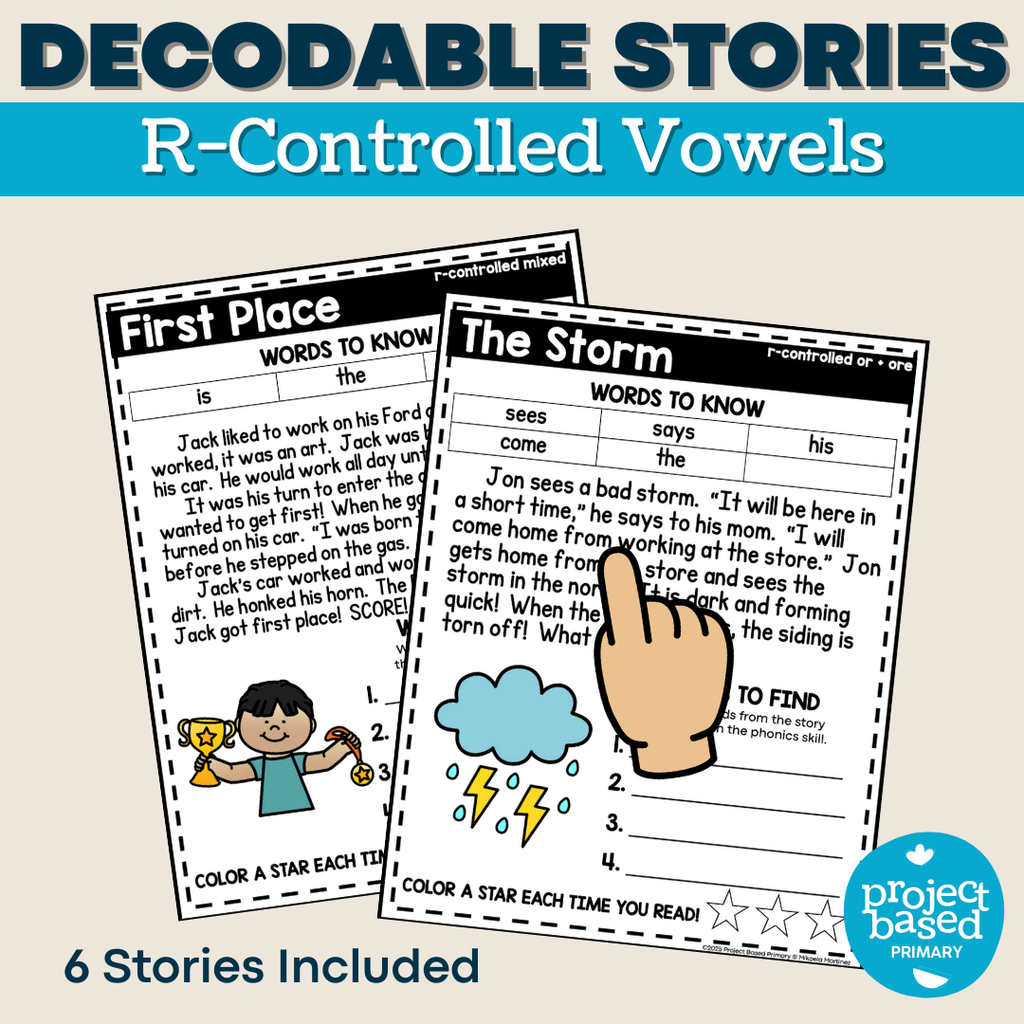 R-Controlled Vowels Decodable Stories