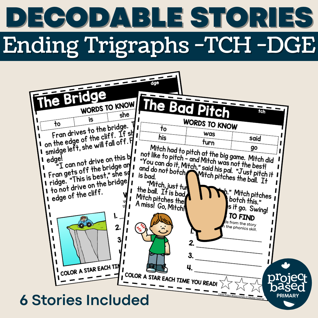 TCH & DGE Trigraph Decodable Stories
