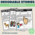 Vowel Teams Decodable Stories