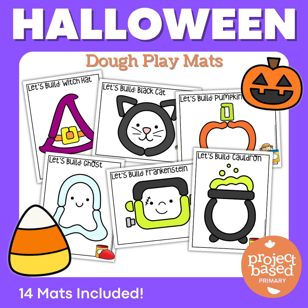 Halloween Dough Play Mats
