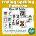 Ending Spelling Patterns Read and Match