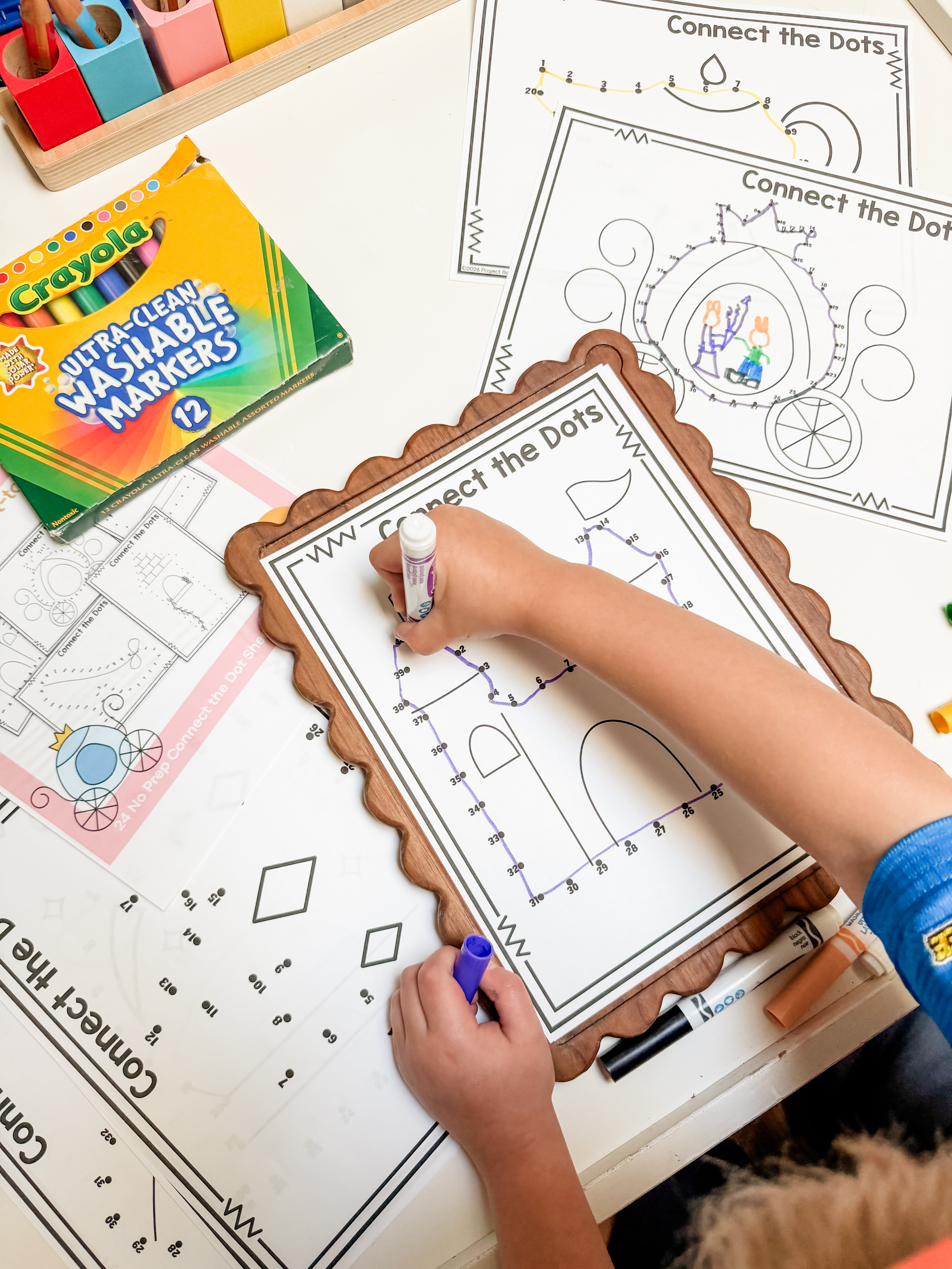 Fairytale Dot-to-Dot Connect-the-Dot No Prep Pack