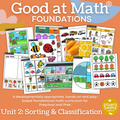 Good at Math® Foundations Unit 2: Sorting & Classification