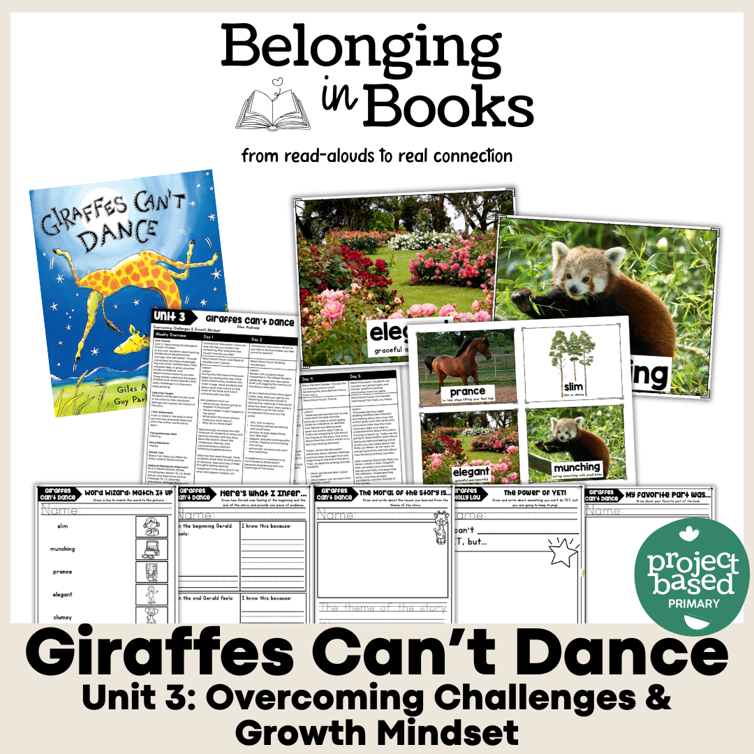 Unit 3: Overcoming Challenges & Growth Mindset Belonging in Books™ Bundle